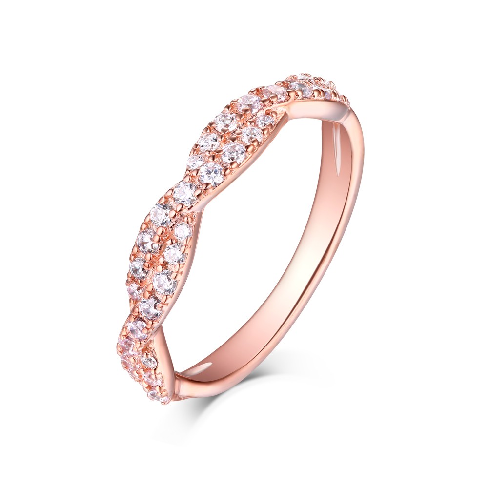 Slyq Jewelry Jewelry Lead Nickel Silver Color Ring Band rose gold engagement ring 