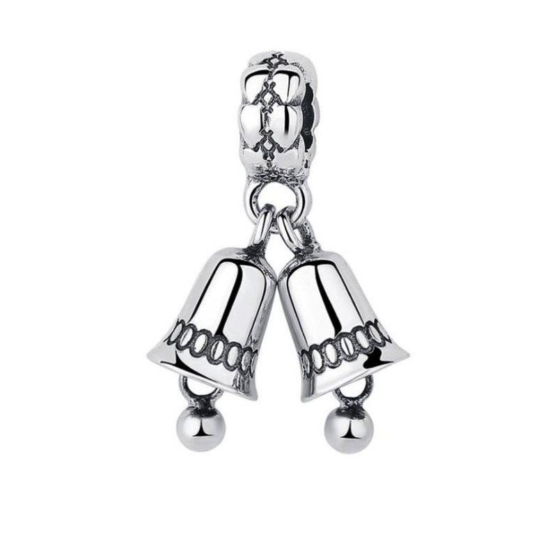 Small Bells Charm Sterling Silver