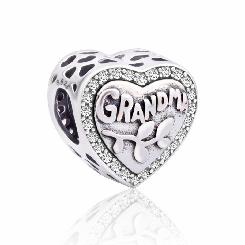 Grandma Gift Sterling Silver Charm