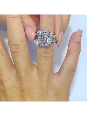 White sapphire radiant cut 2025