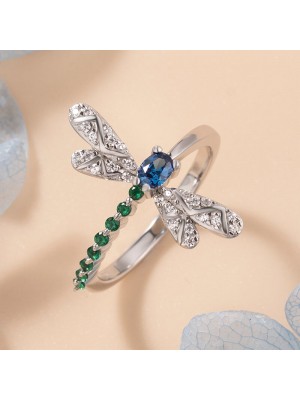 Dragonfly sterling silver ring hotsell