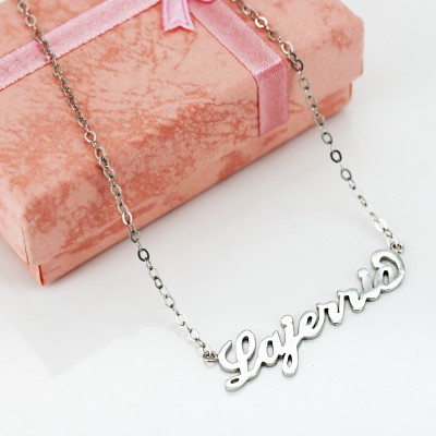 Silver S925 Silver Personalized Name Necklace 