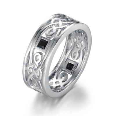 925 Sterling Silver Wedding Bands For Men