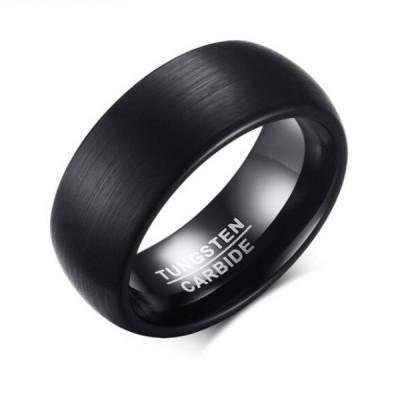 Tungsten Black Men's Ring