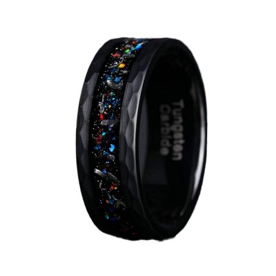 Tungsten Black Colored Men's Ring