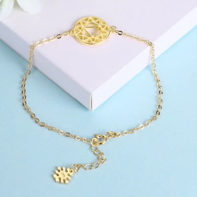 Rose Gold/Silver/Gold Flower Fine Pendant S925 Silver Bracelets