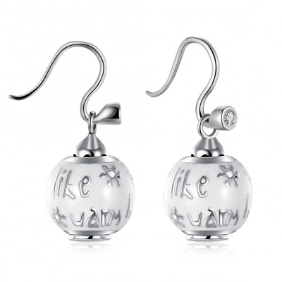 Snowman Lovely S925 Silver Earrings