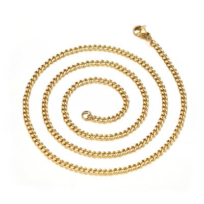 3mm Gold Titanium Steel Chains