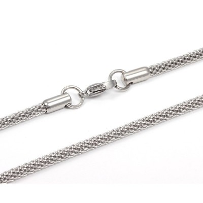 Silver Titanium Steel 4mm Chains