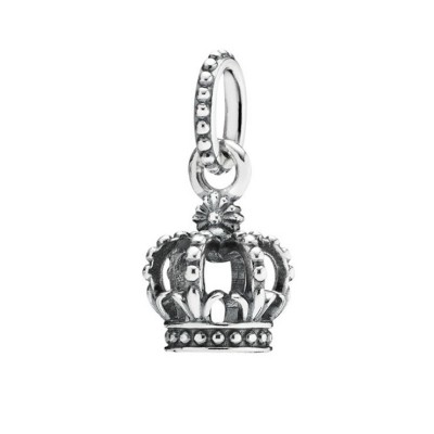 Royal Crown Charm Sterling Silver