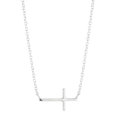 Cross Sterling Silver Necklace