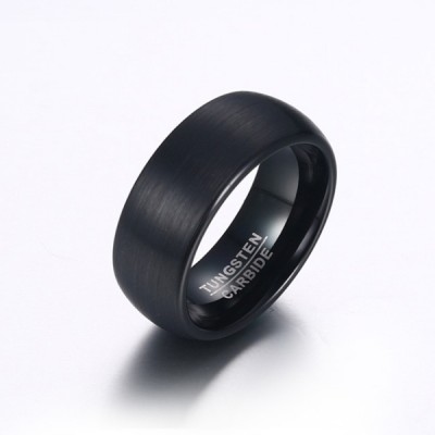 Tungsten Black Men's Ring