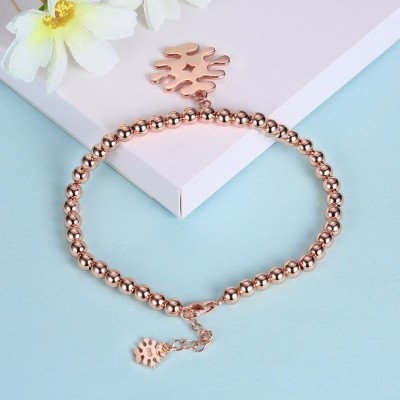 Rose Gold/Silver/Gold Lovely Pendant S925 Silver Bracelets