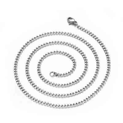 3mm Silver Titanium Steel Chains