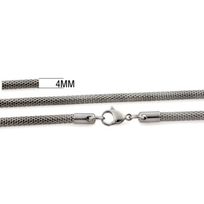 Silver Titanium Steel 4mm Chains