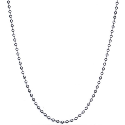 Silver Titanium Steel 2.4mm Chains