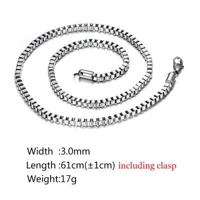 Silver Titanium Steel Chains