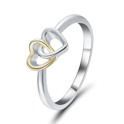 Romantic 925 Sterling Silver Promise Rings For Her