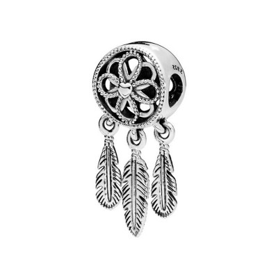 Feather Charm Sterling Silver