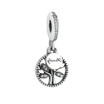 Family Tree Charm Sterling Silver