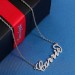 Joancee "Carrie" Style S925 Silver Name Necklace