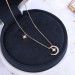 Moon and Star Sterling Silver Necklace