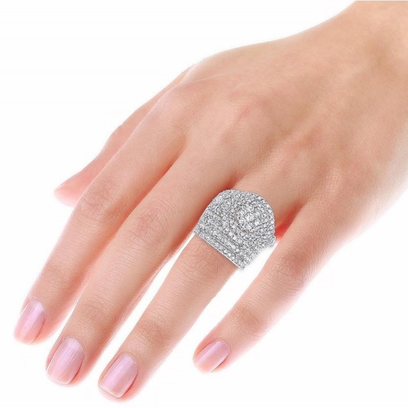 How to clean white sapphire sterling silver ring top