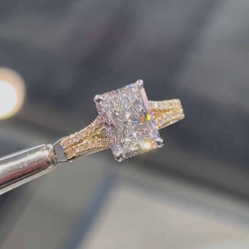 White sapphire new arrivals radiant cut