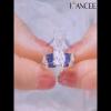 Princess Cut White Sapphire 925 Sterling Silver 2 Pieces Bridal Sets - Joancee.com