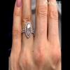 Marquise Cut White Sapphire 925 Sterling Silver Insert Bridal Sets - Joancee.com
