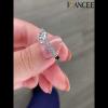 Classic Round Cut White Sapphire Sterling Silver Engagement Ring - Joancee.com