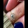 Yellow Gold Round Cut White Sapphire 925 Sterling Silver Engagement Ring - Joancee.com