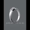 Princess Cut White Sapphire 925 Sterling Silver Men's Ring - Joancee.com