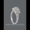 Cushion Cut White Sapphire 925 Sterling Silver Halo Engagement Ring - Joancee.com