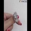 Radiant Cut White Sapphire 925 Sterling Silver 3-Stone Birdal Sets - Joancee.com