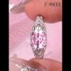 Oval Cut Pink Sapphire 925 Sterling Silver Engagement Ring - Joancee.com
