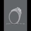 Princess Cut White Sapphire 925 Sterling Silver Double Halo Bridal Sets - Joancee.com