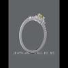 Art Deco Pear Cut Yellow Topaz 925 Sterling Silver Engagement Ring - Joancee.com