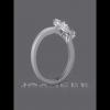 Heart Cut Ruby 925 Sterling Silver Horseshoe Promise Ring - Joancee.com