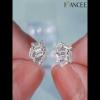 Baguette Cut White Sapphire 925 Sterling Silver Stud Earrings - Joancee.com