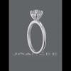 Classic Round Cut 925 Sterling Silver Solitaire Engagement Ring - Joancee.com