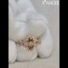 Yellow Gold Oval Cut Champagne 925 Sterling Silver Twisted Engagement Ring - Joancee.com