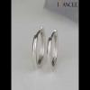 Simple Elegant 925 Sterling Silver Hinged Hoop Earrings - Joancee.com